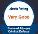 Avvo Rating Very Good | Featured Attorney Criminal Defense