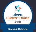Avvo Clients' Choice 2018 Criminal Defense
